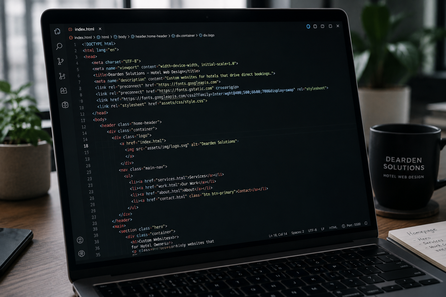 Custom website design and build