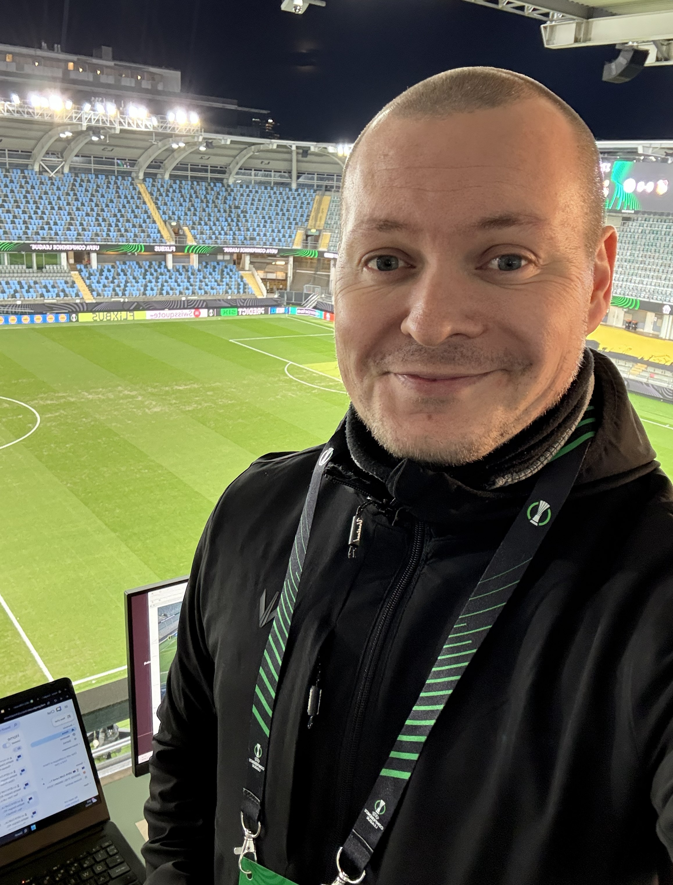 Hospitality, UEFA technology support and web design experience