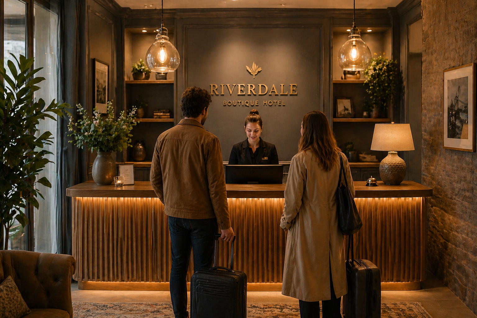 Small boutique hotel exterior