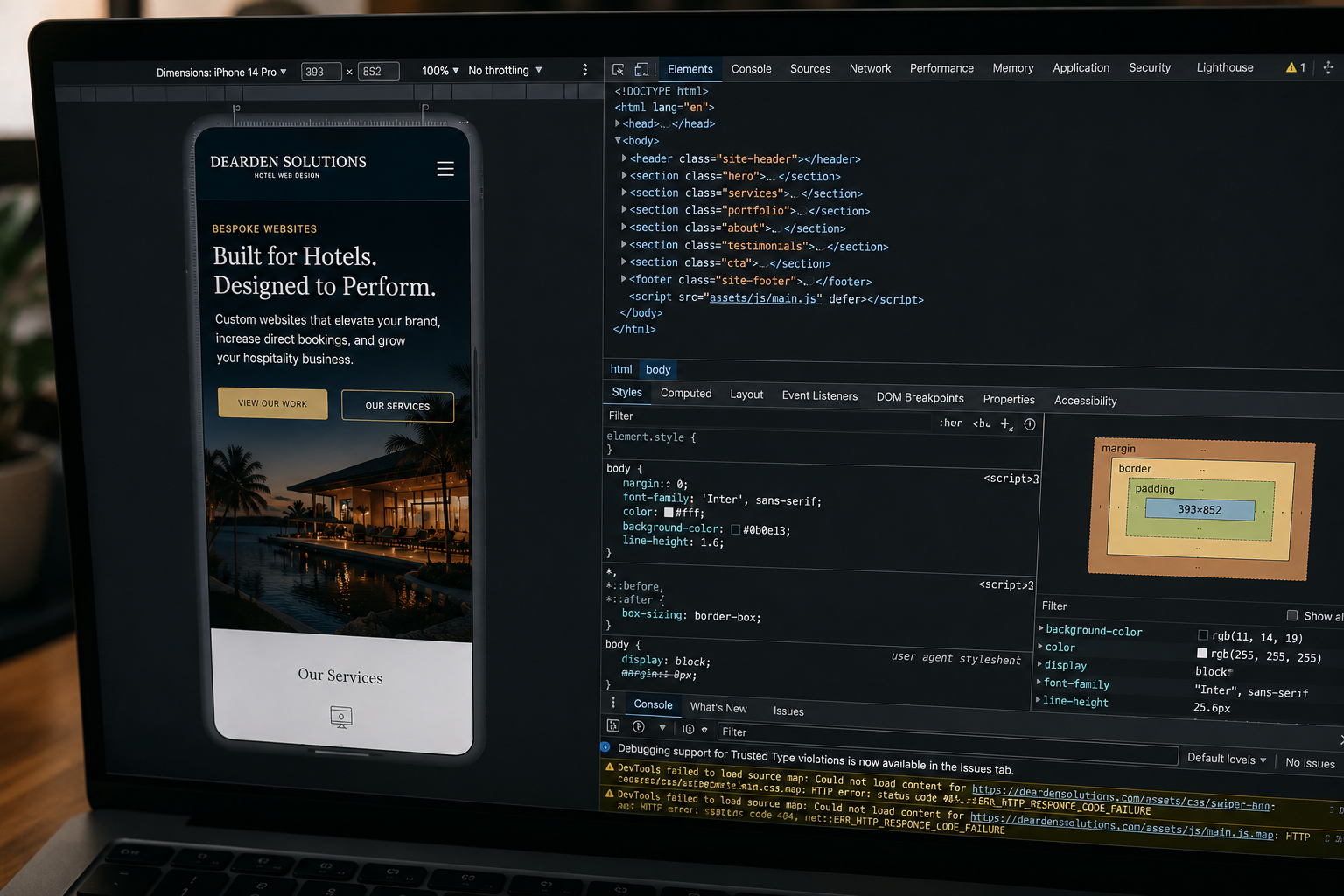 Website testing and ongoing support